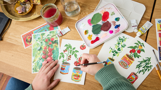 Behind the Print: Kitchen Garden 
