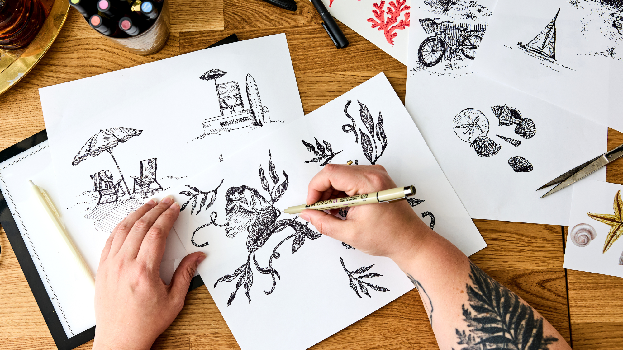 Behind the Print: Mermaid Toile