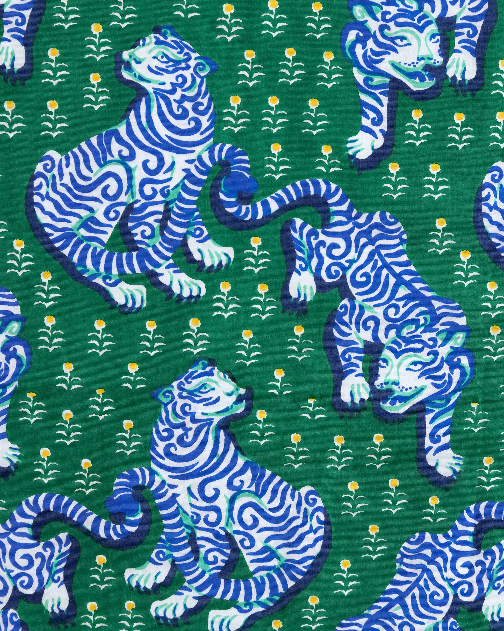 Tiger Queen - Back to Bed Nightgown - Jade - Printfresh