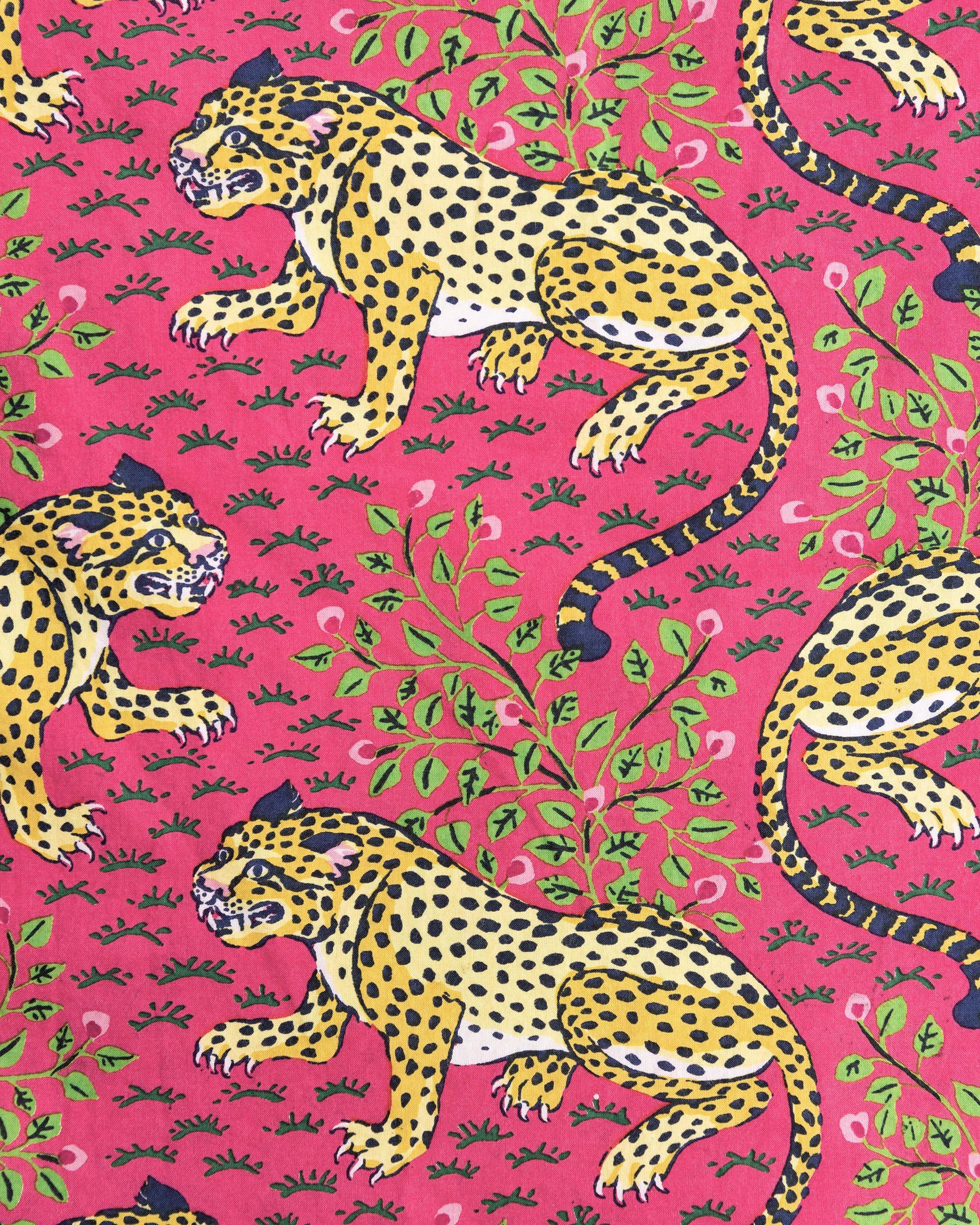 Bagheera - Cropped PJ Pants - Hot Pink - Printfresh