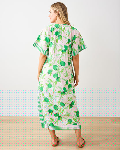 Lime Zest - Let's Cruise Caftan - Pink Salt - Printfresh