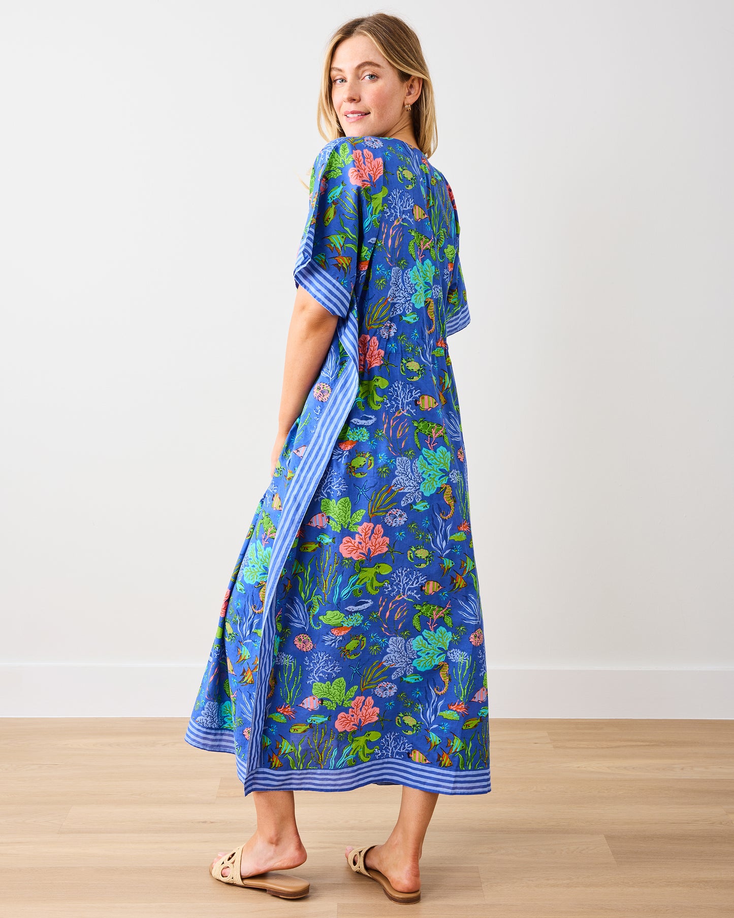 Oceania - Let's Cruise Caftan - Sapphire - Printfresh