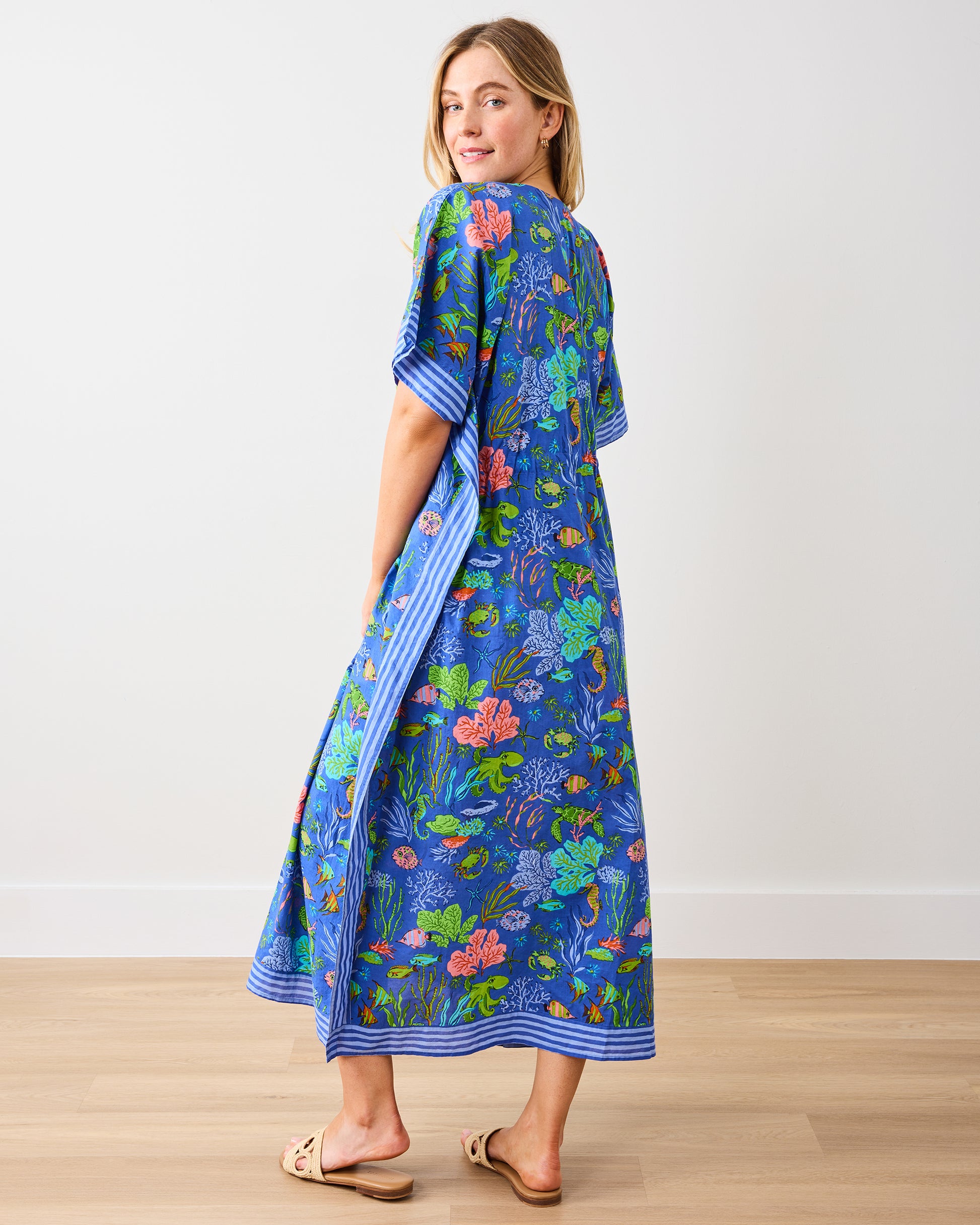 Oceania - Let's Cruise Caftan - Sapphire - Printfresh