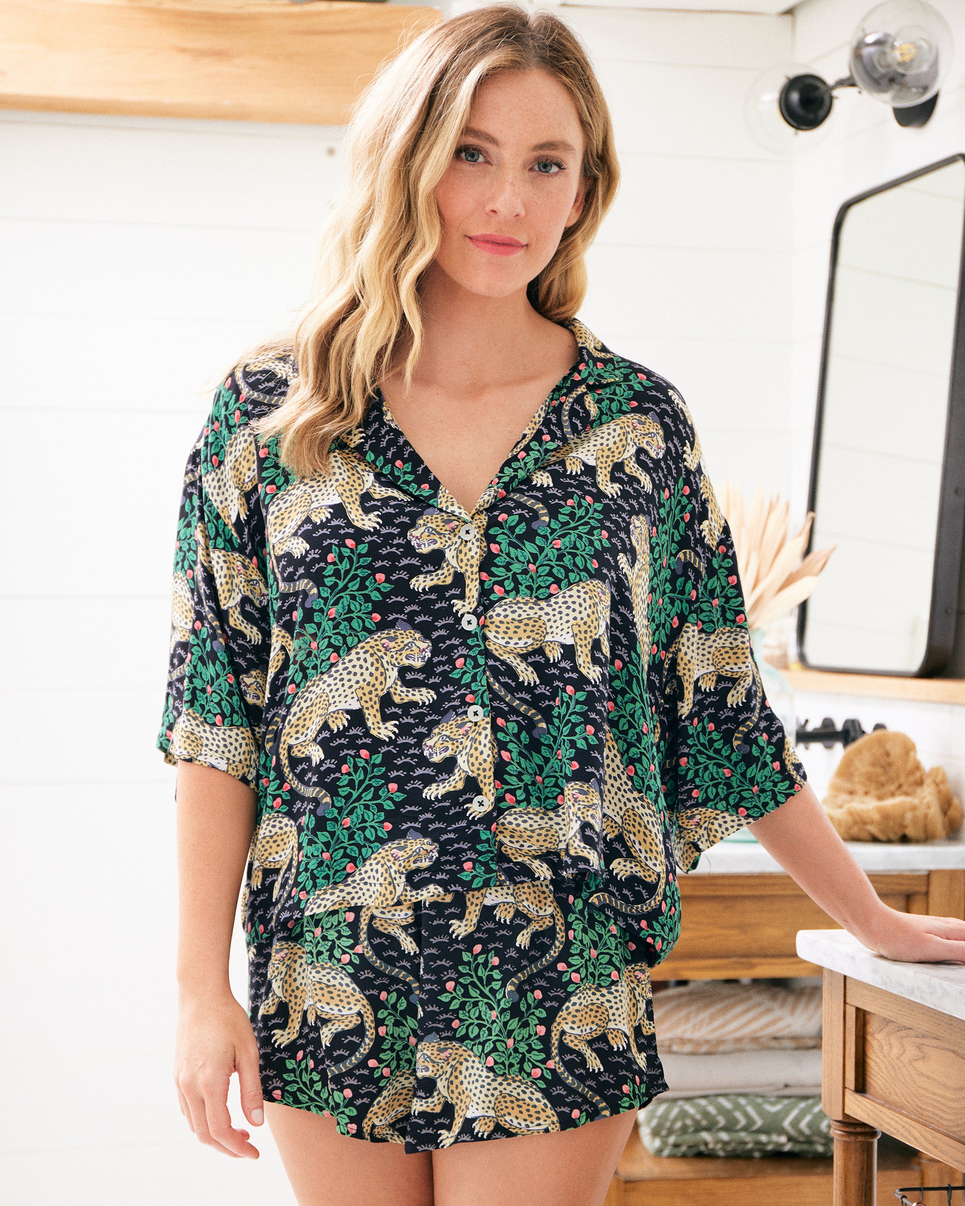 Bagheera - Eco Satin Sweet Dreams Set - Ink - Printfresh