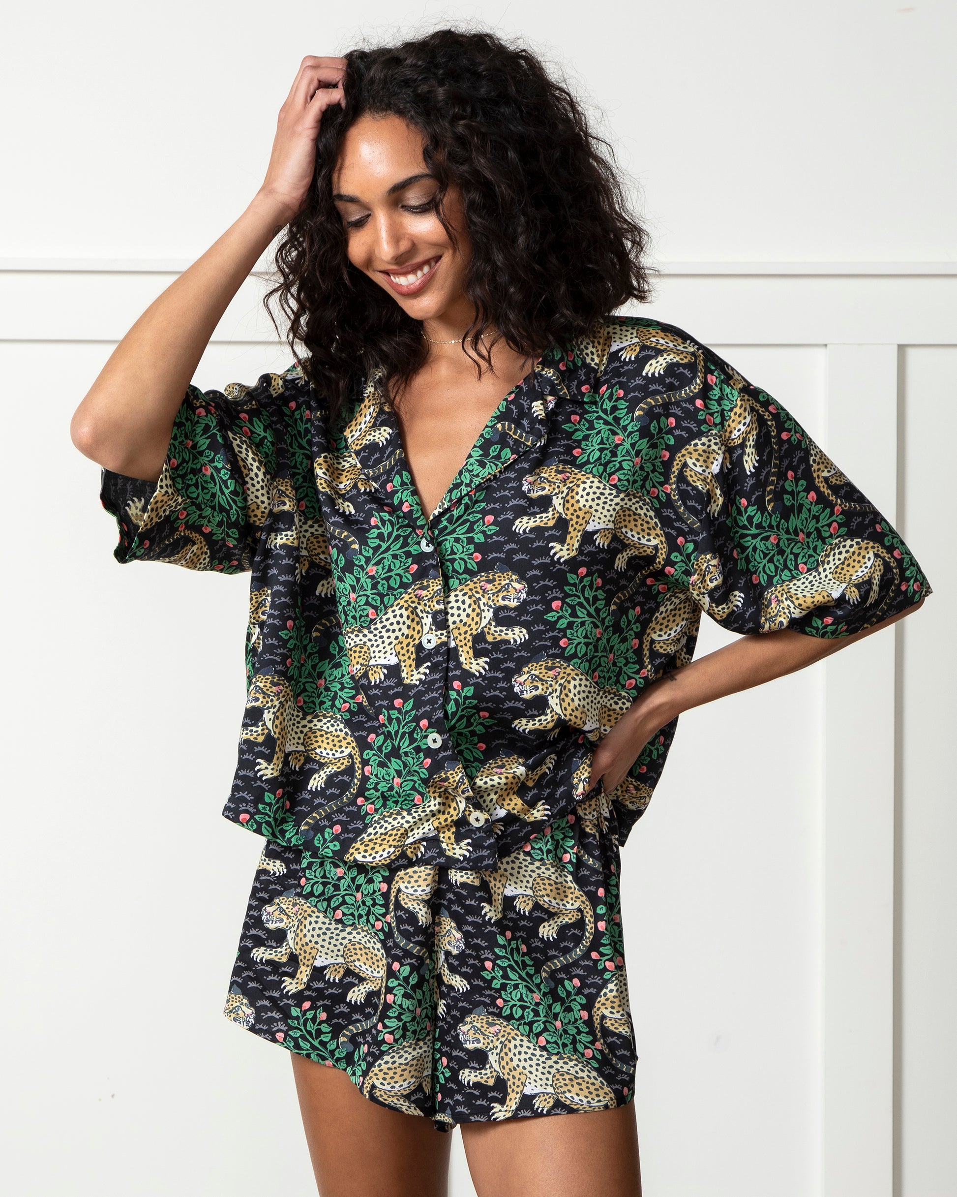 Bagheera - Eco Satin Sweet Dreams Set - Ink - Printfresh