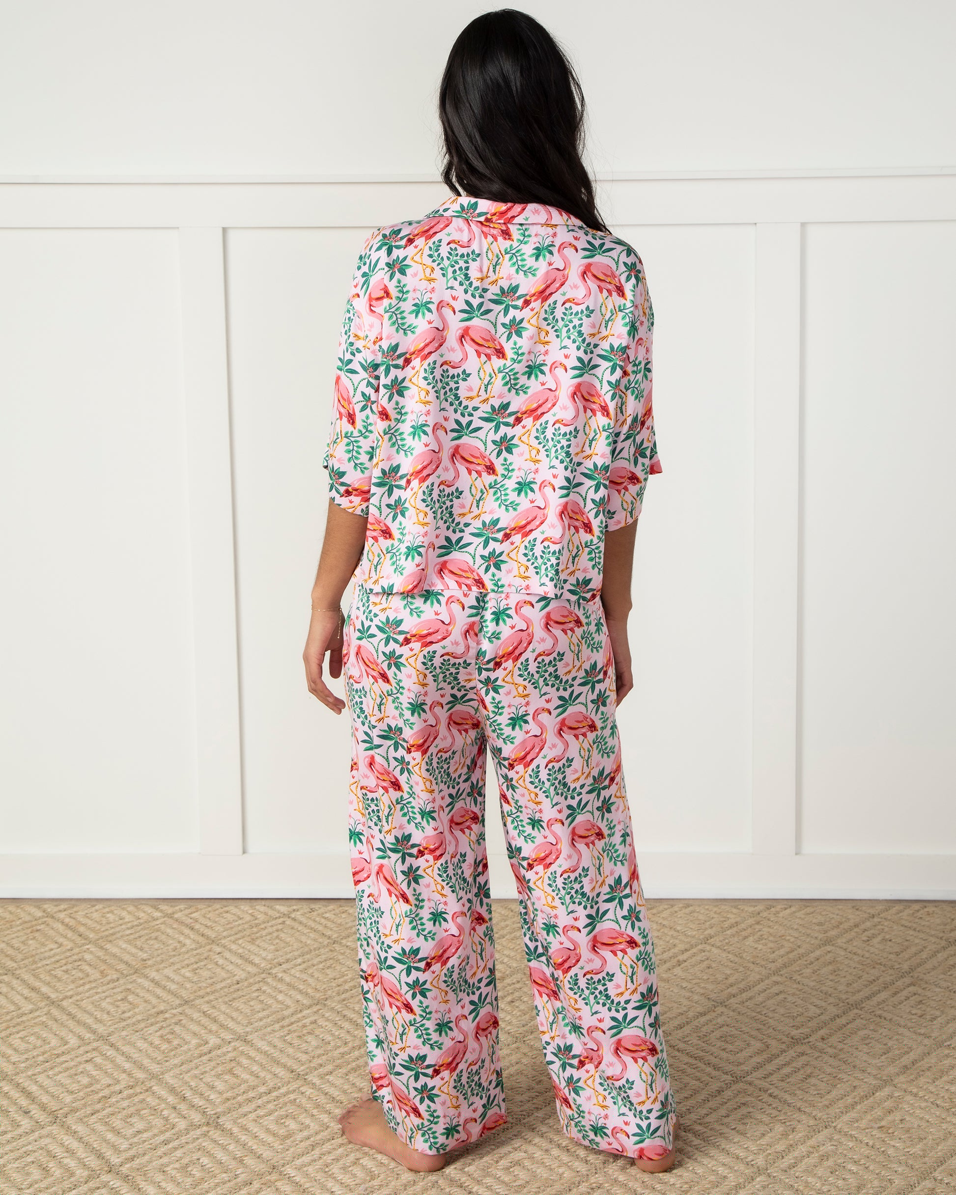 PF x The Foggy Dog Flock of Flamingos - Wildest Dreams Set & Dog Bandana Bundle - Rose - Printfresh