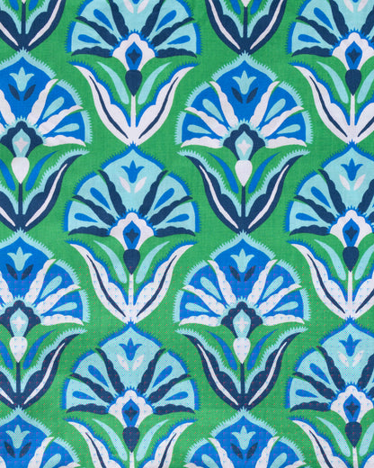 Geo Floral - Atlantic Dress - Green Juice - Printfresh