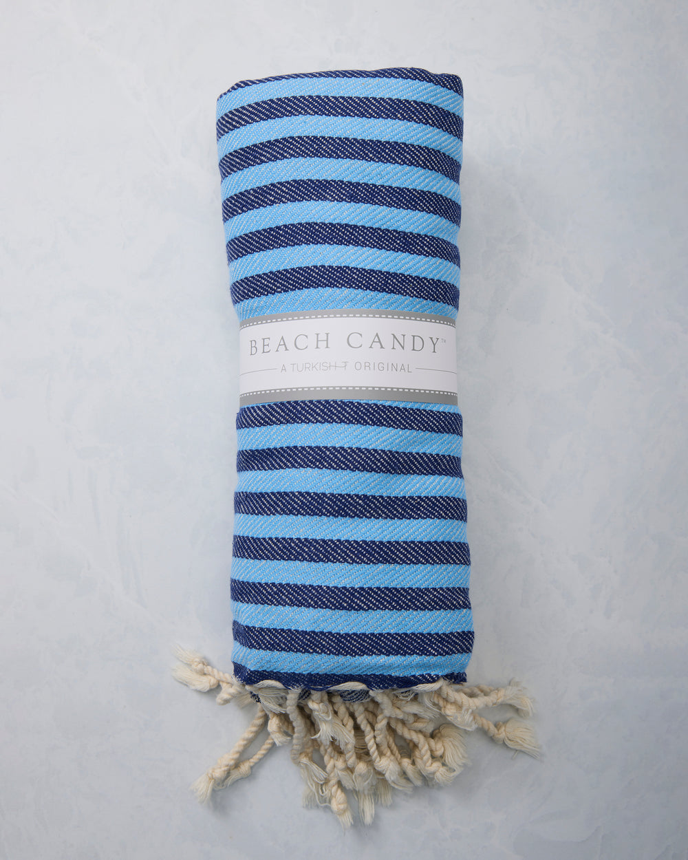 Navy - Turkish Towel - Beach Candy - Printfresh
