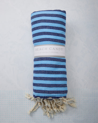 Navy - Turkish Towel - Beach Candy - Printfresh
