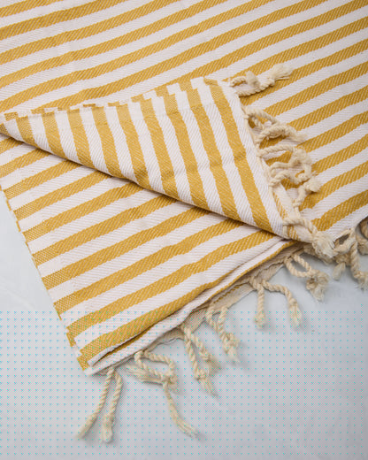 Mustard - Turkish Towel - Beach Candy - Printfresh