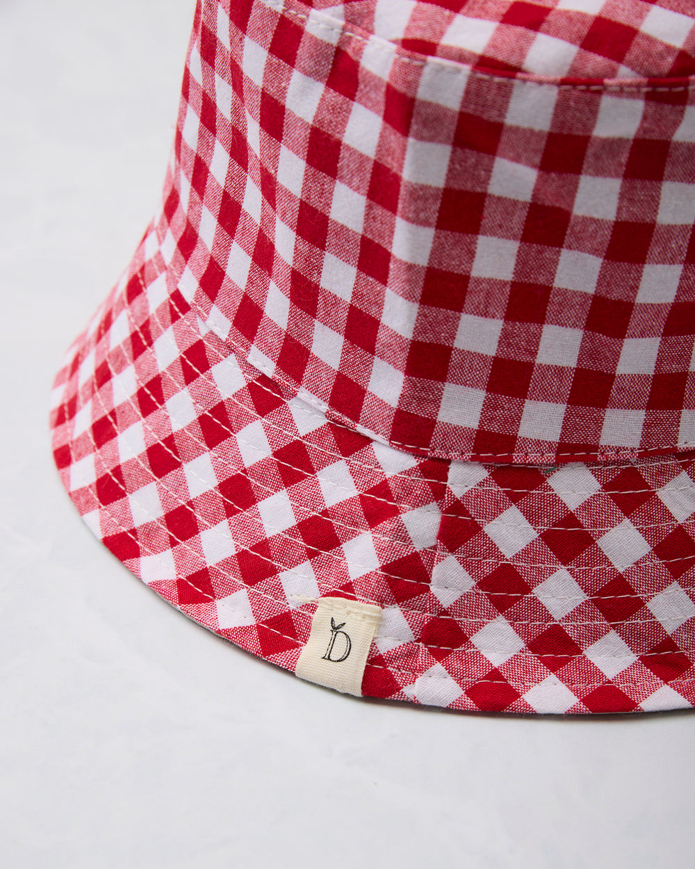 Red Gingham -  Reversible Bucket Hat - Fashion City - Printfresh