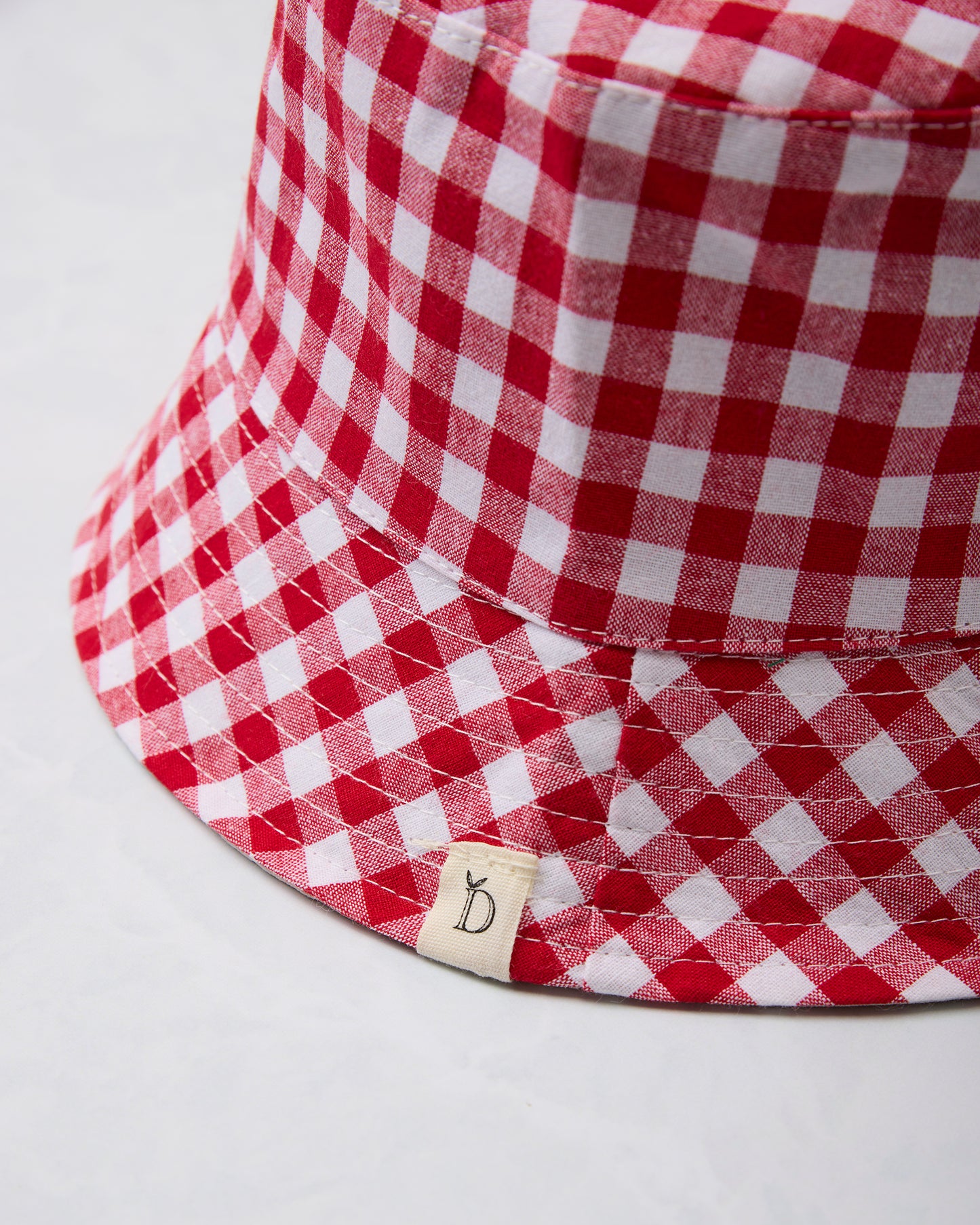 Red Gingham -  Reversible Bucket Hat - Fashion City - Printfresh