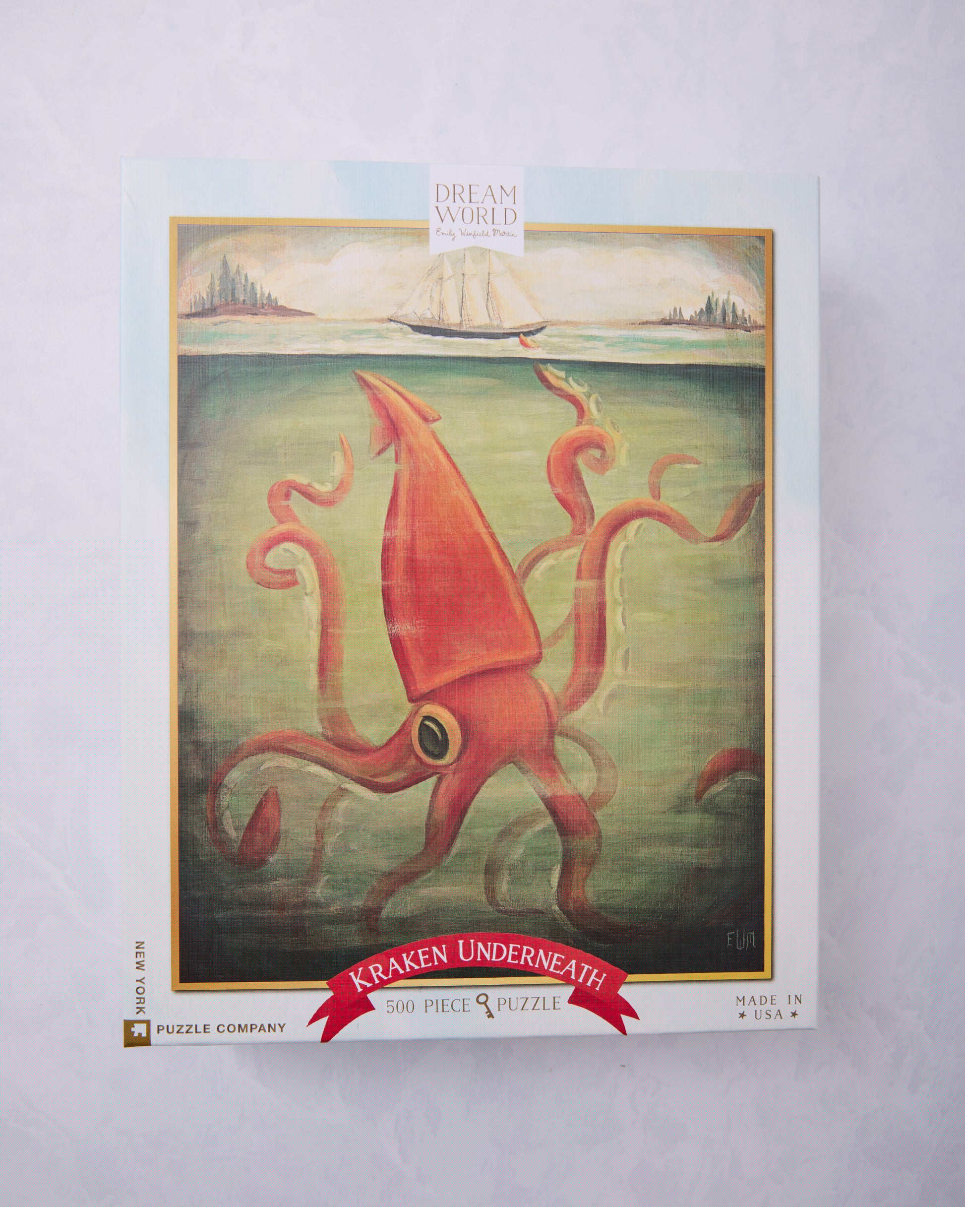 Kraken Underneath - 500 Piece Puzzle - New York Puzzle Company - Printfresh