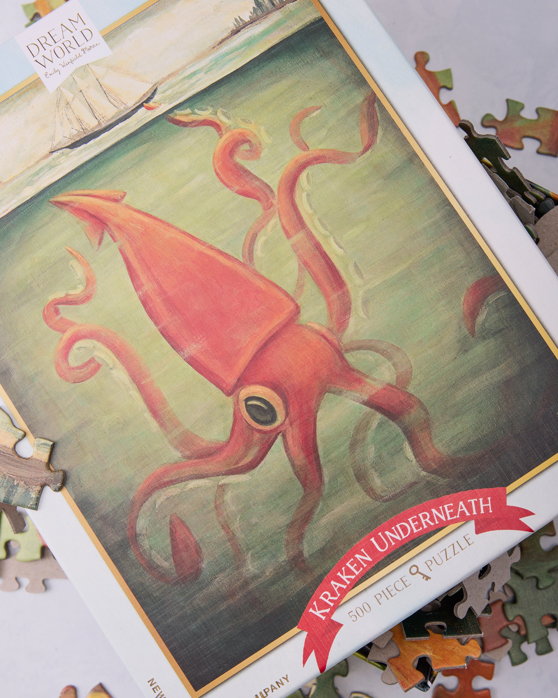 Kraken Underneath - 500 Piece Puzzle - New York Puzzle Company - Printfresh