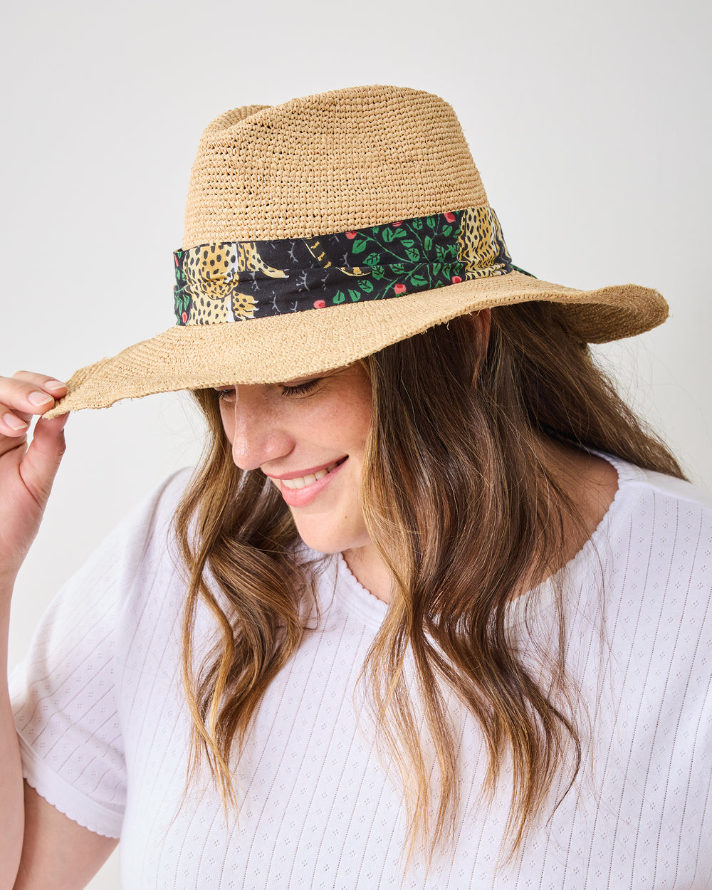 Bagheera - Laguna Hat Tie - Hot Pink - Printfresh