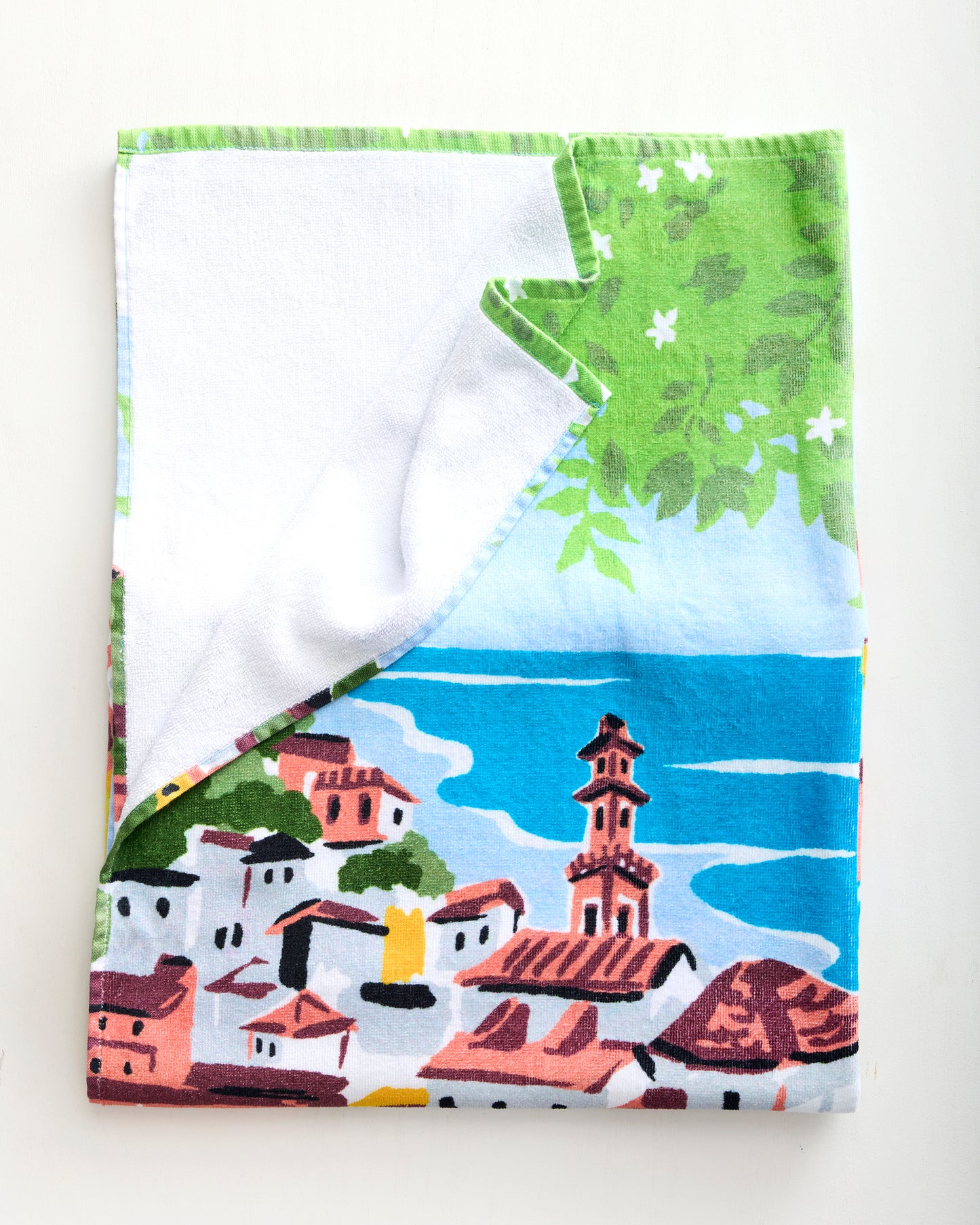 Amalfi Coast - Beach Towel - Blue - Printfresh