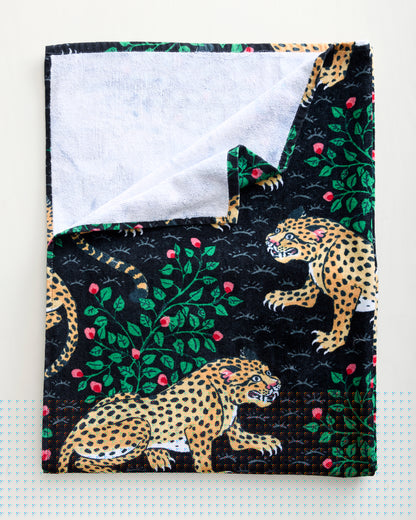 Bagheera - Beach Towel - Ink