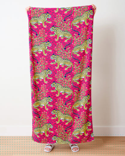 Bagheera - Beach Towel - Hot Pink - Printfresh