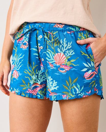 Summer Essentials & Coral & Conch - Ruffle Shorts Bundle- Multi - Printfresh