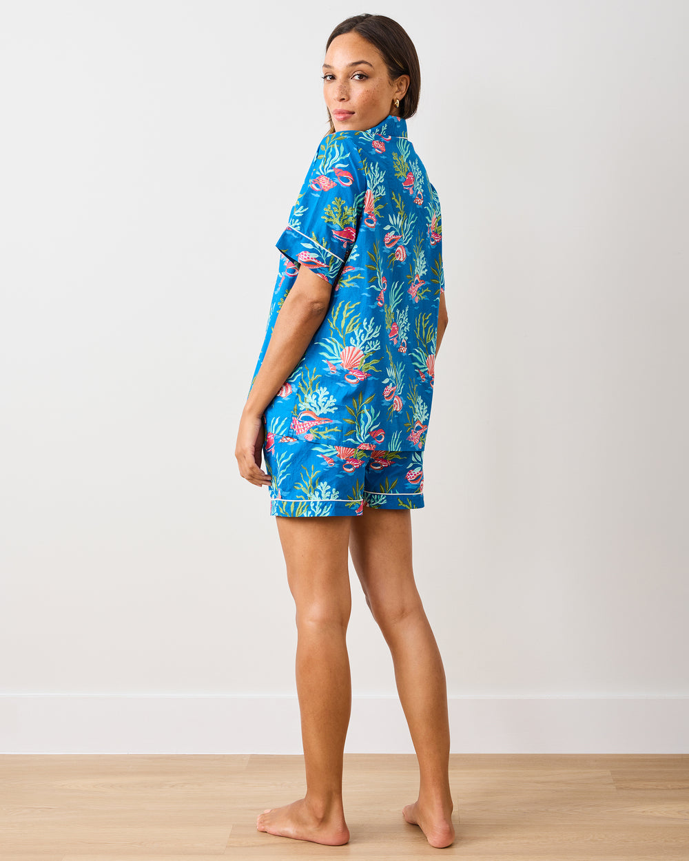 Coral & Conch - Short PJ Set - Ocean Breeze - Printfresh