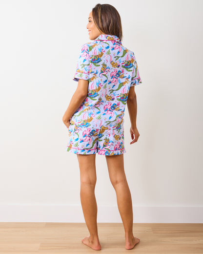 Deep Sea Divers - Short PJ Set - Lavender Sorbet - Printfresh