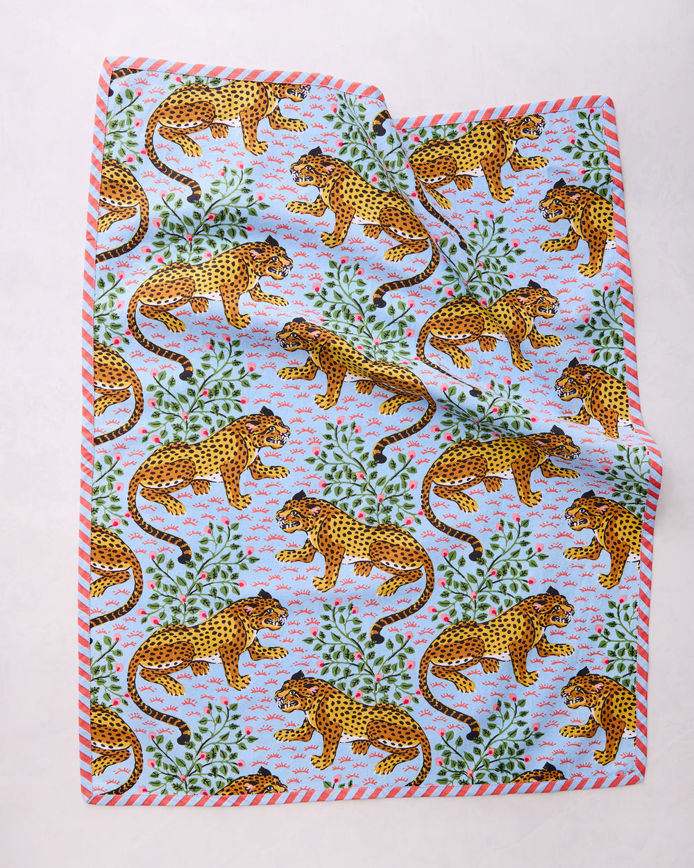 Bagheera - Tea Towels Set Of 2 - Pale Blue - Printfresh