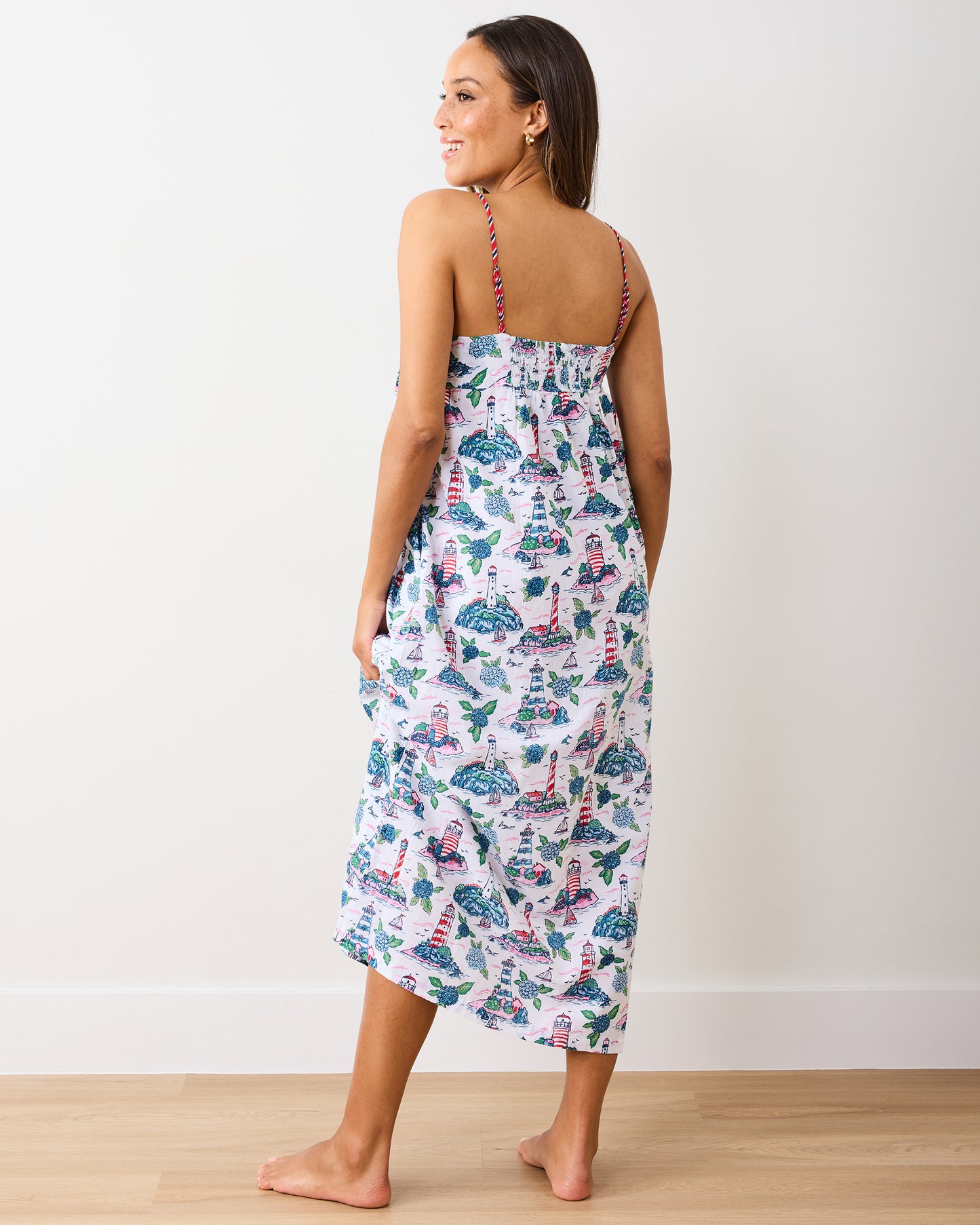 Lighthouse Keeper - Daydream Nightgown - Cloud - Printfresh