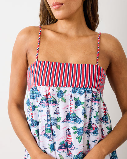 Lighthouse Keeper - Daydream Nightgown - Cloud - Printfresh
