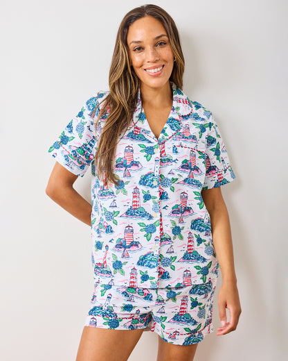 Lighthouse Keeper - Short PJ Set - Cloud - Printfresh