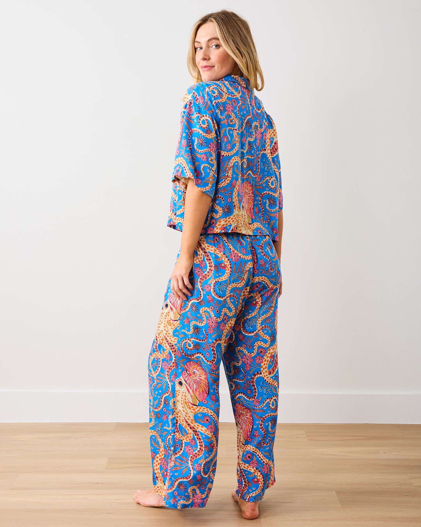Octopus Isle - Petite Eco Satin Wildest Dreams Set - Ocean Eyes - Printfresh