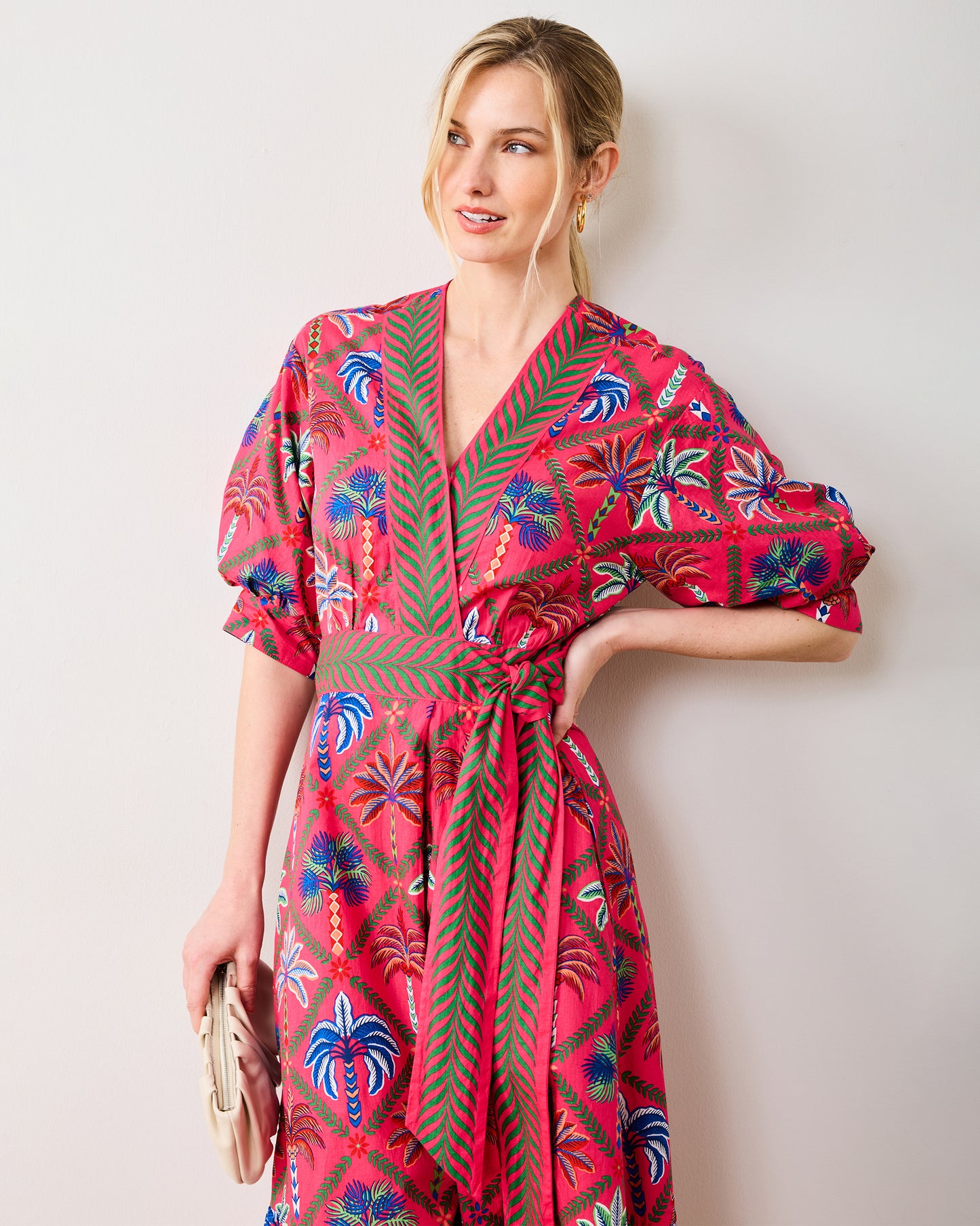 Palm Tree Paradise - Gabriela Dress - Cocktail Umbrella - Printfresh