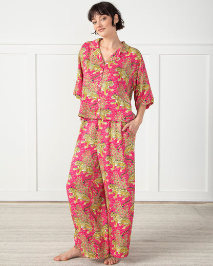 Bagheera - Petite Satin Wildest Dreams Set - Hot Pink - Printfresh