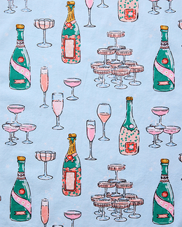 Champagne Tower - Soft Blue
