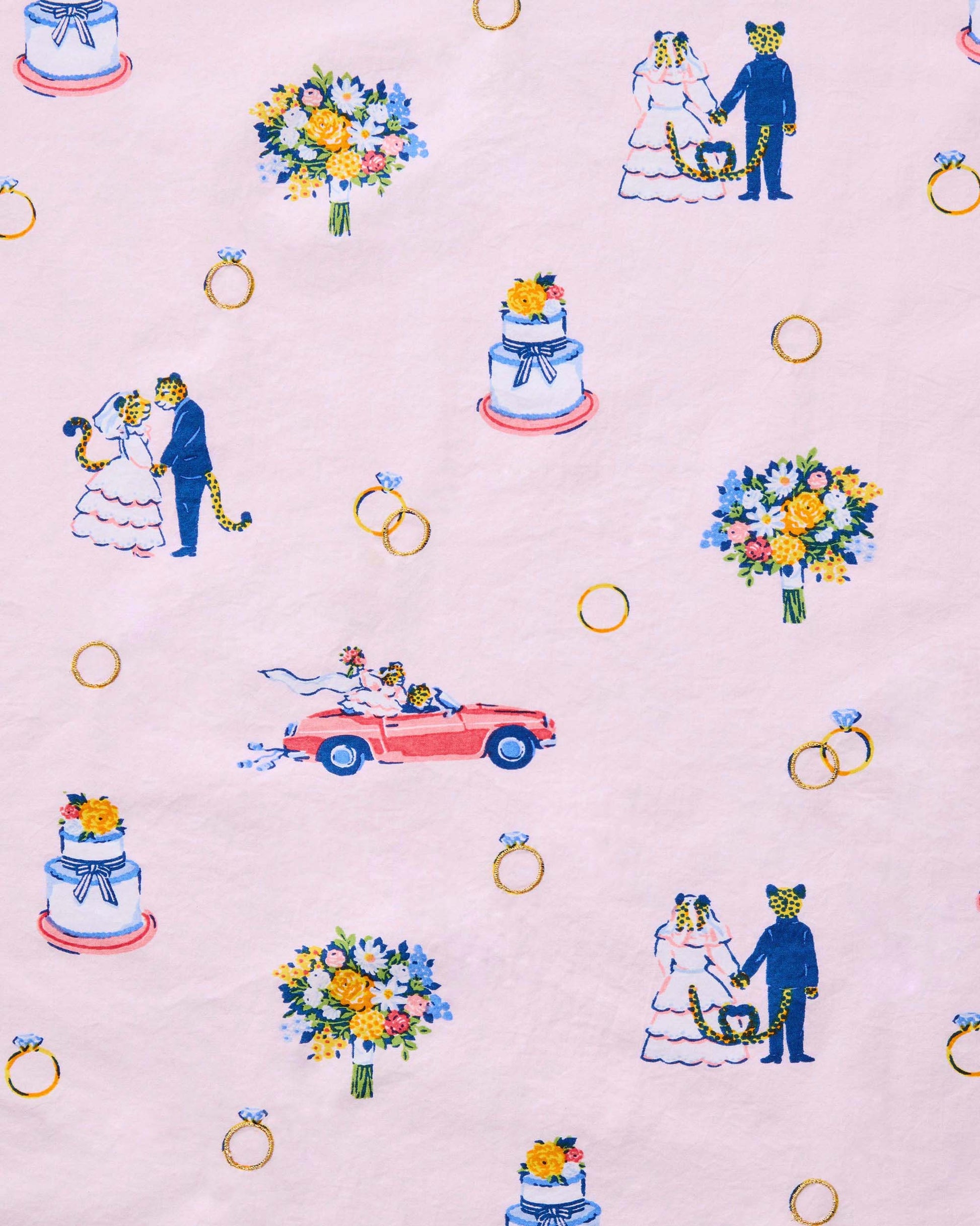 Happily Ever After - Quilted Pouch - Blush - Printfresh