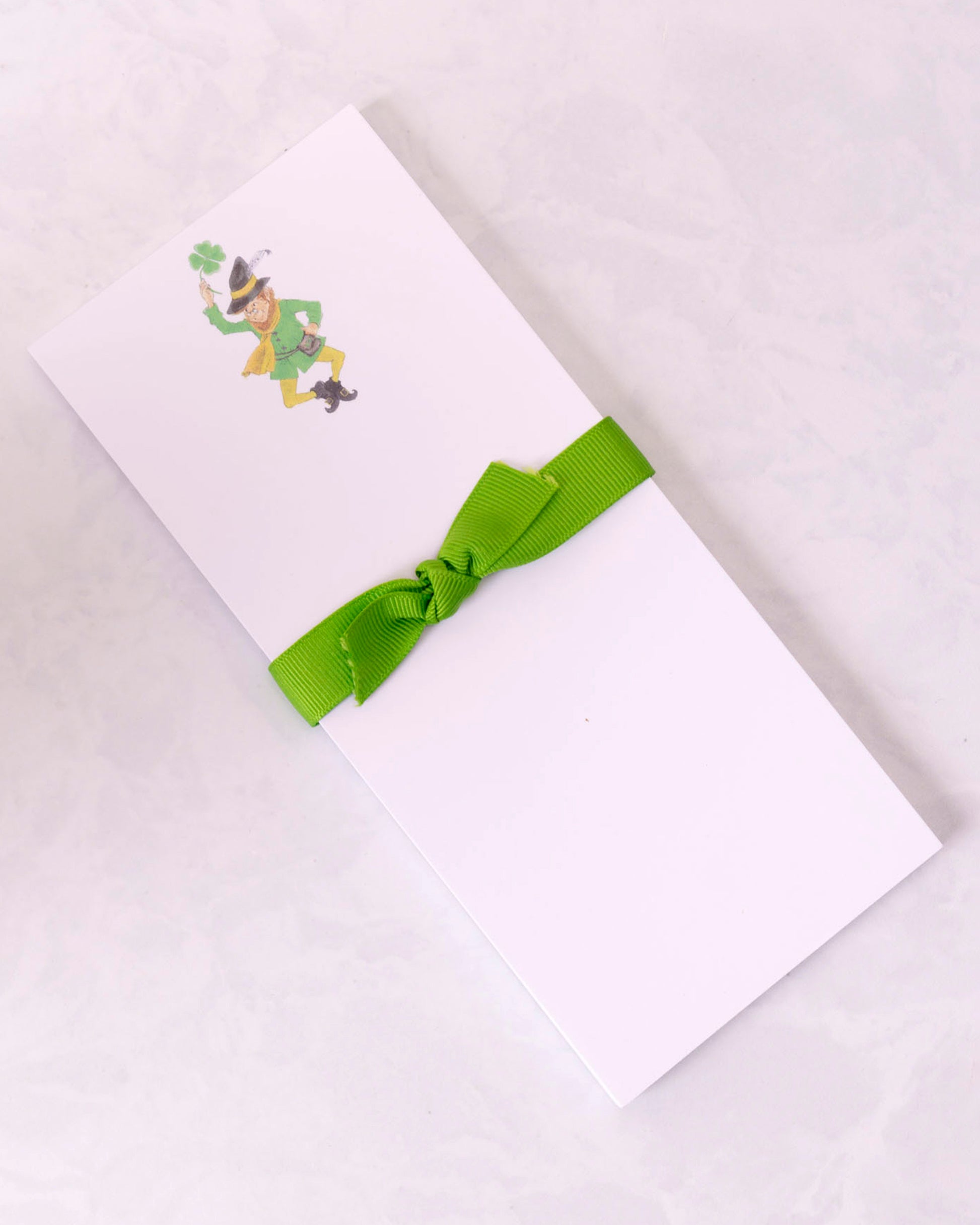Green - St. Patrick's Day Leprechaun Skinnie Notepad- Donovan Designs - Printfresh