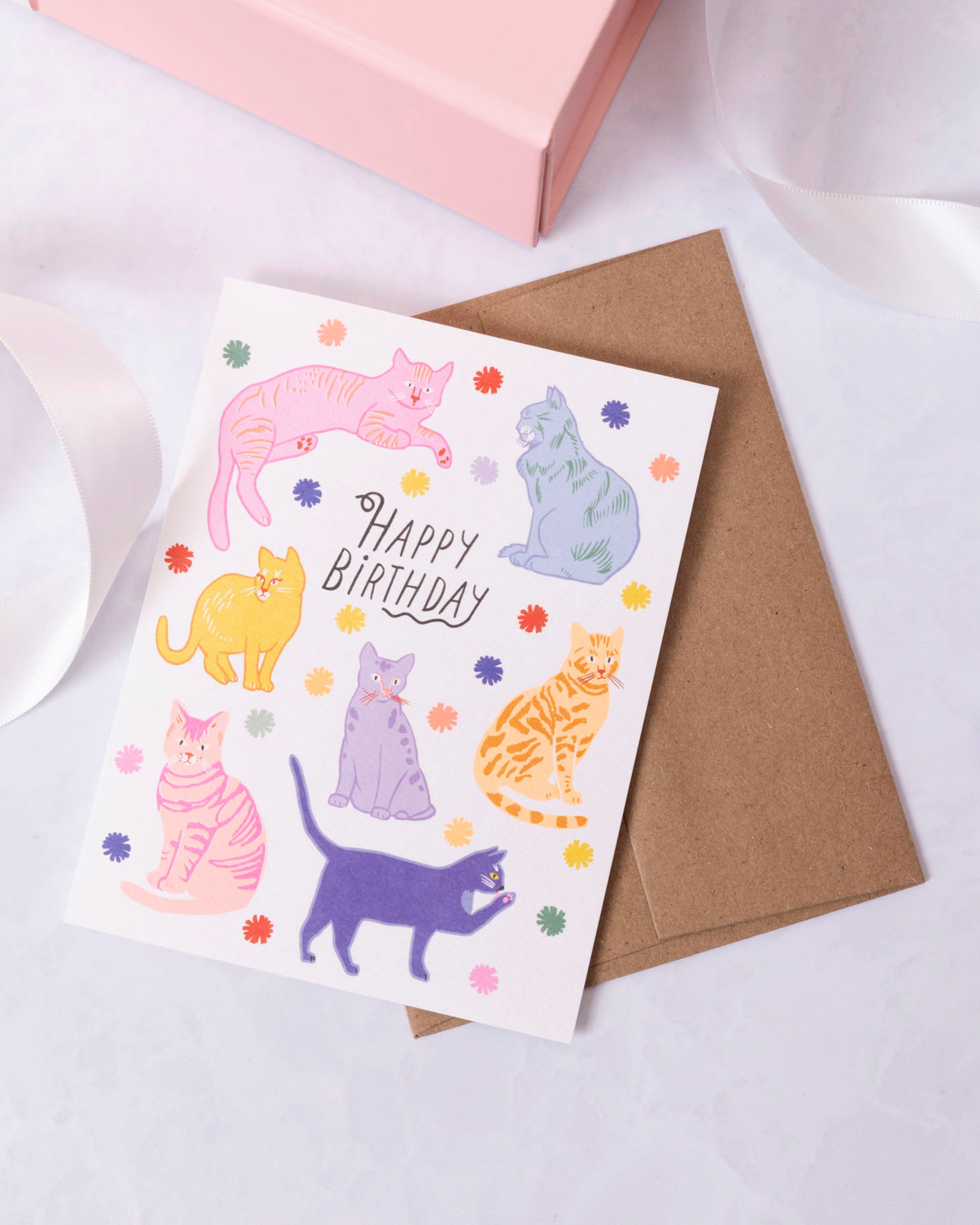 Birthday Cats - Birthday Card - Hartland Cards - Printfresh