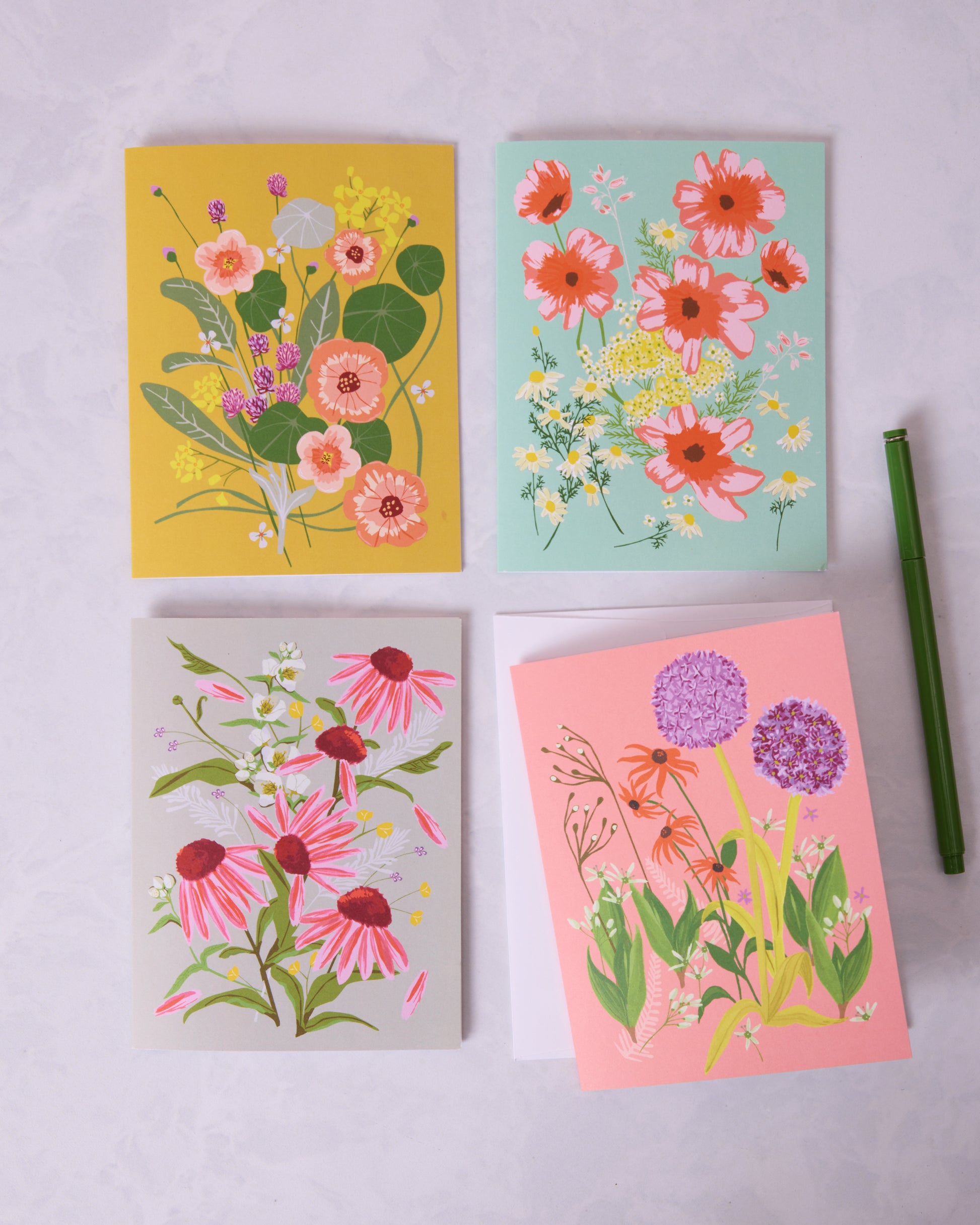 In The Garden - Notecards - Elizabeth Grubaugh - Printfresh