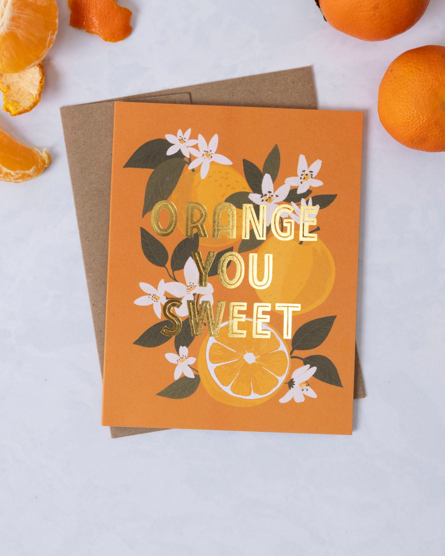 Orange You Sweet - Greeting Card - Paper Farm Press - Printfresh