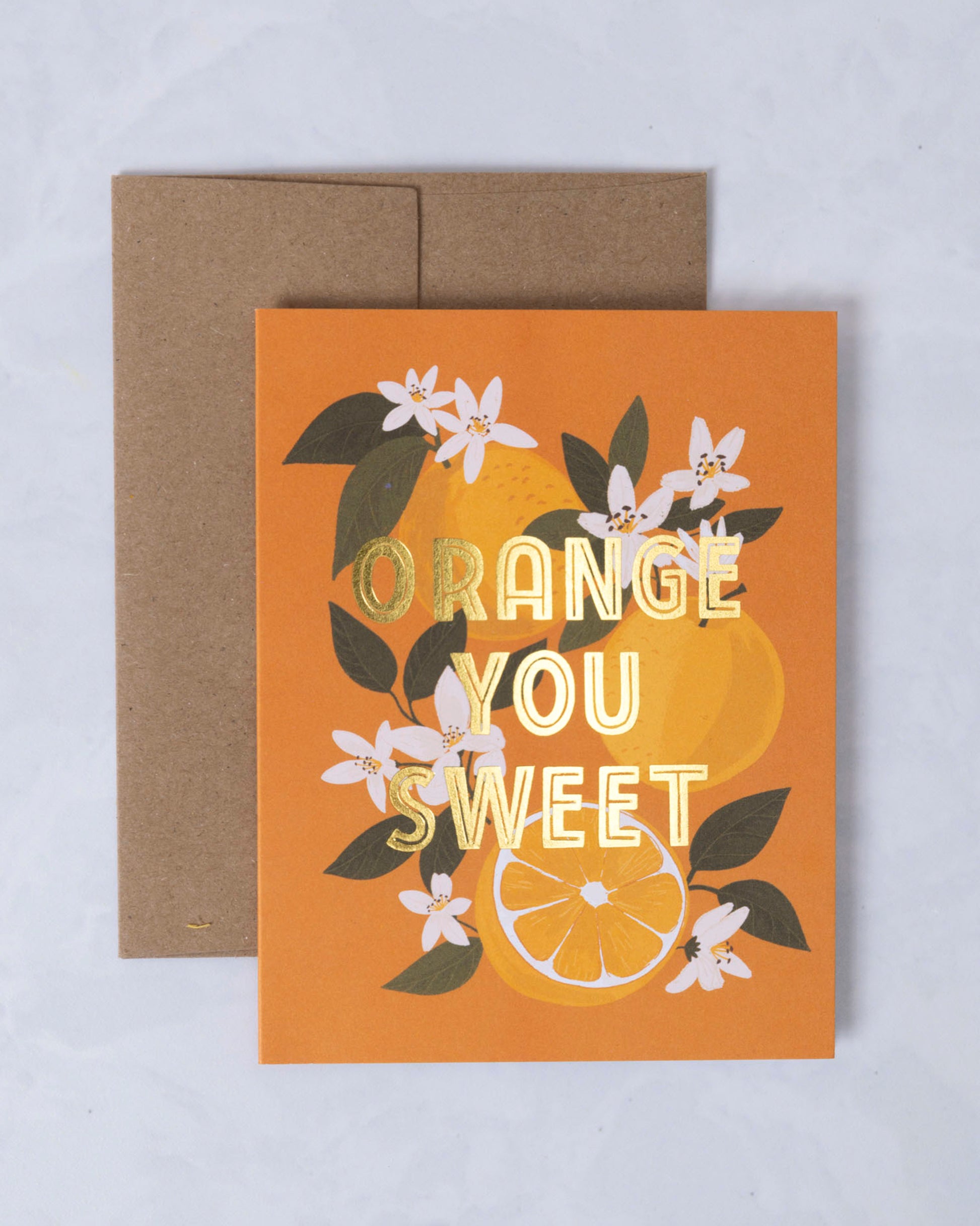 Orange You Sweet - Greeting Card - Paper Farm Press - Printfresh