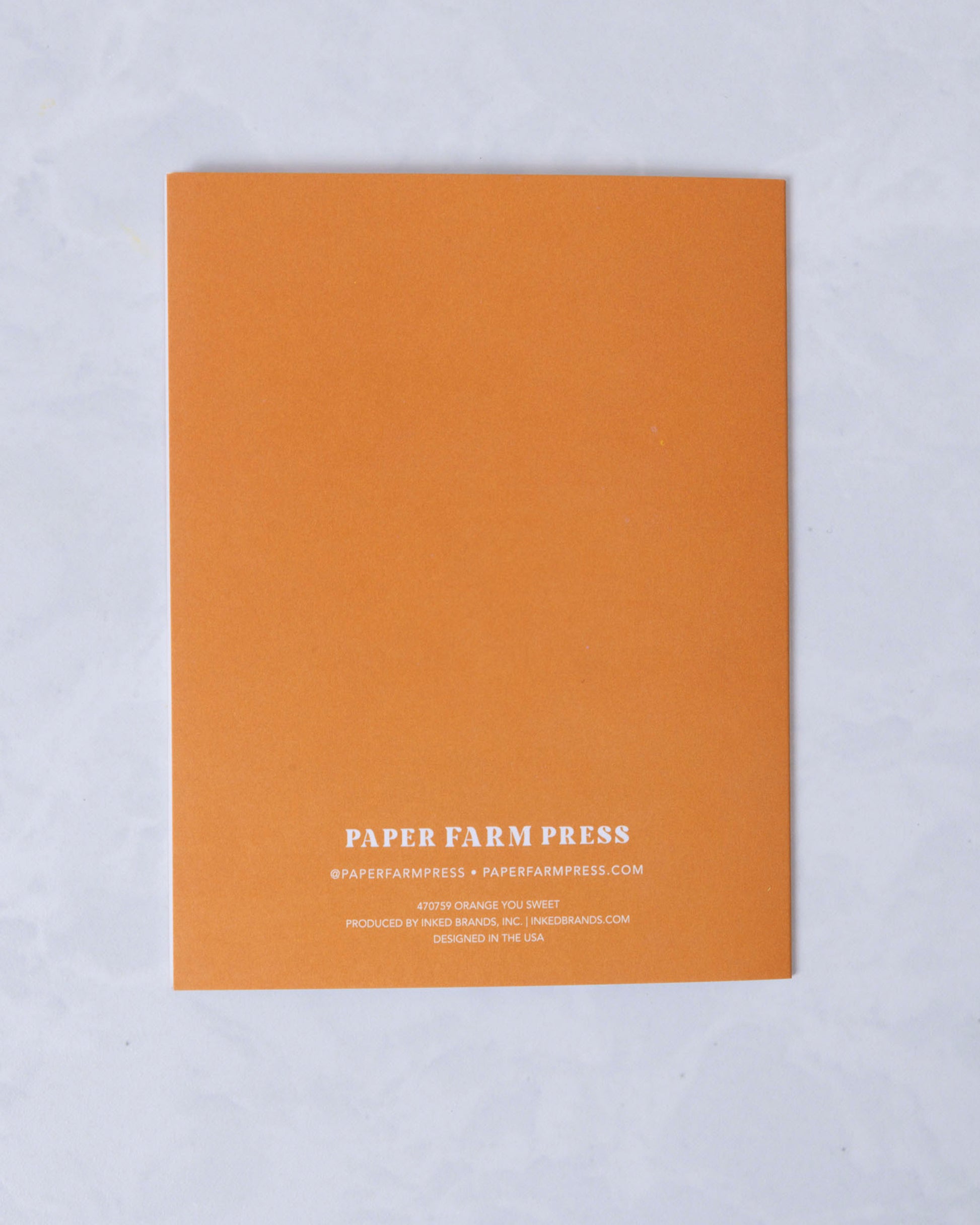 Orange You Sweet - Greeting Card - Paper Farm Press - Printfresh