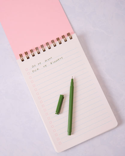 Pink Strawberry - Task Pad Notebook - Shorthand Press - Printfresh