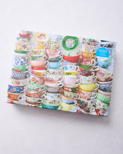 Teacups - 1000 Piece Puzzle - Chronicle Books - Printfresh