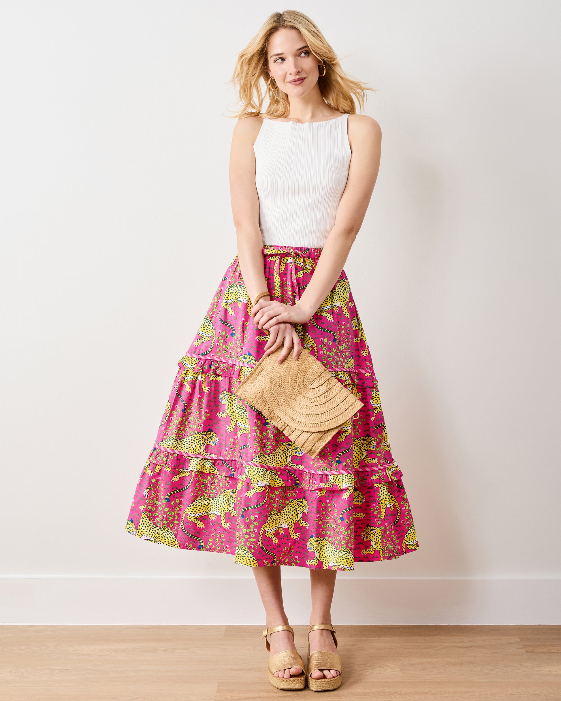 Bagheera - Now or Later Skirt - Hot Pink - Printfresh