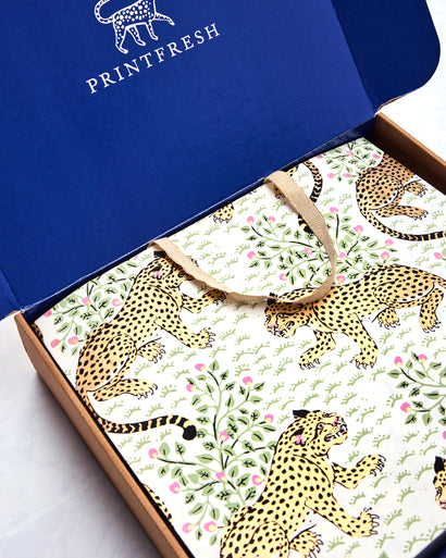Bagheera - Handmade Gift Bag - Cream - Printfresh