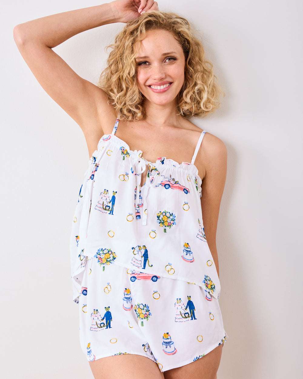 Happily Ever After - Eco Satin Sydney Set - Cloud - Printfresh