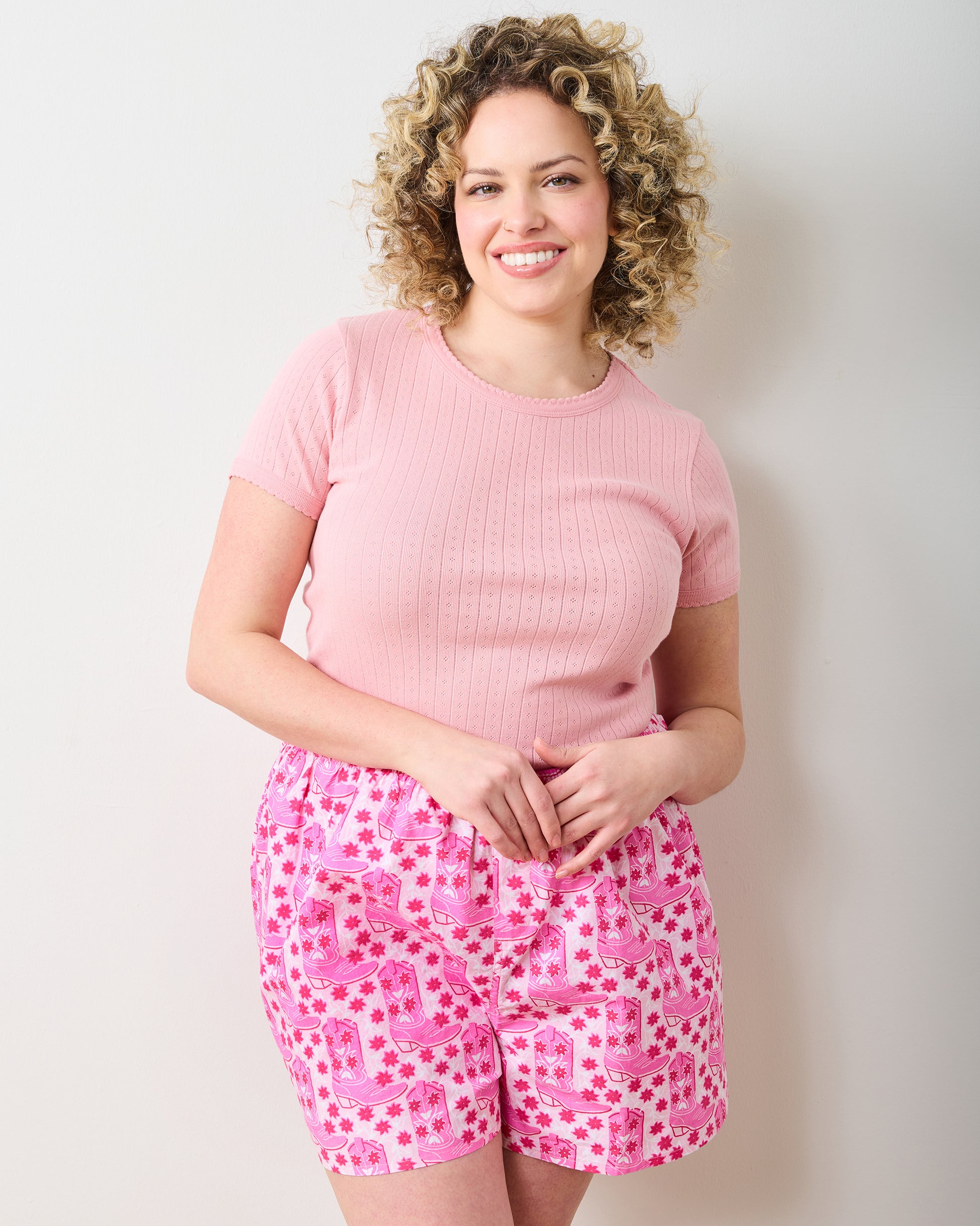 Rhinestone Cowgirl - Bradshaw Boxer - Party Pink - Printfresh
