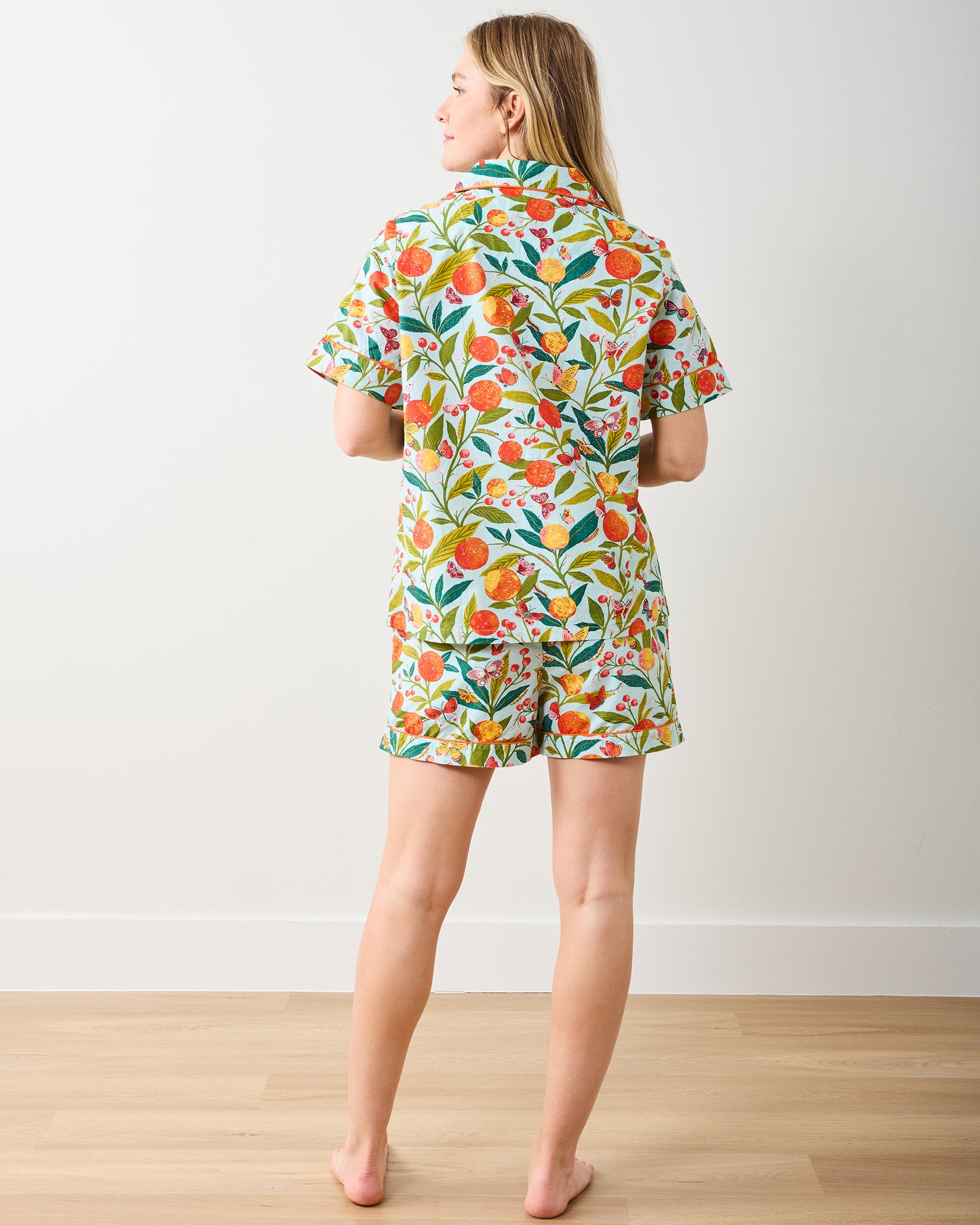 Butterfly Grove - Short PJ Set - Soft Blue - Printfresh