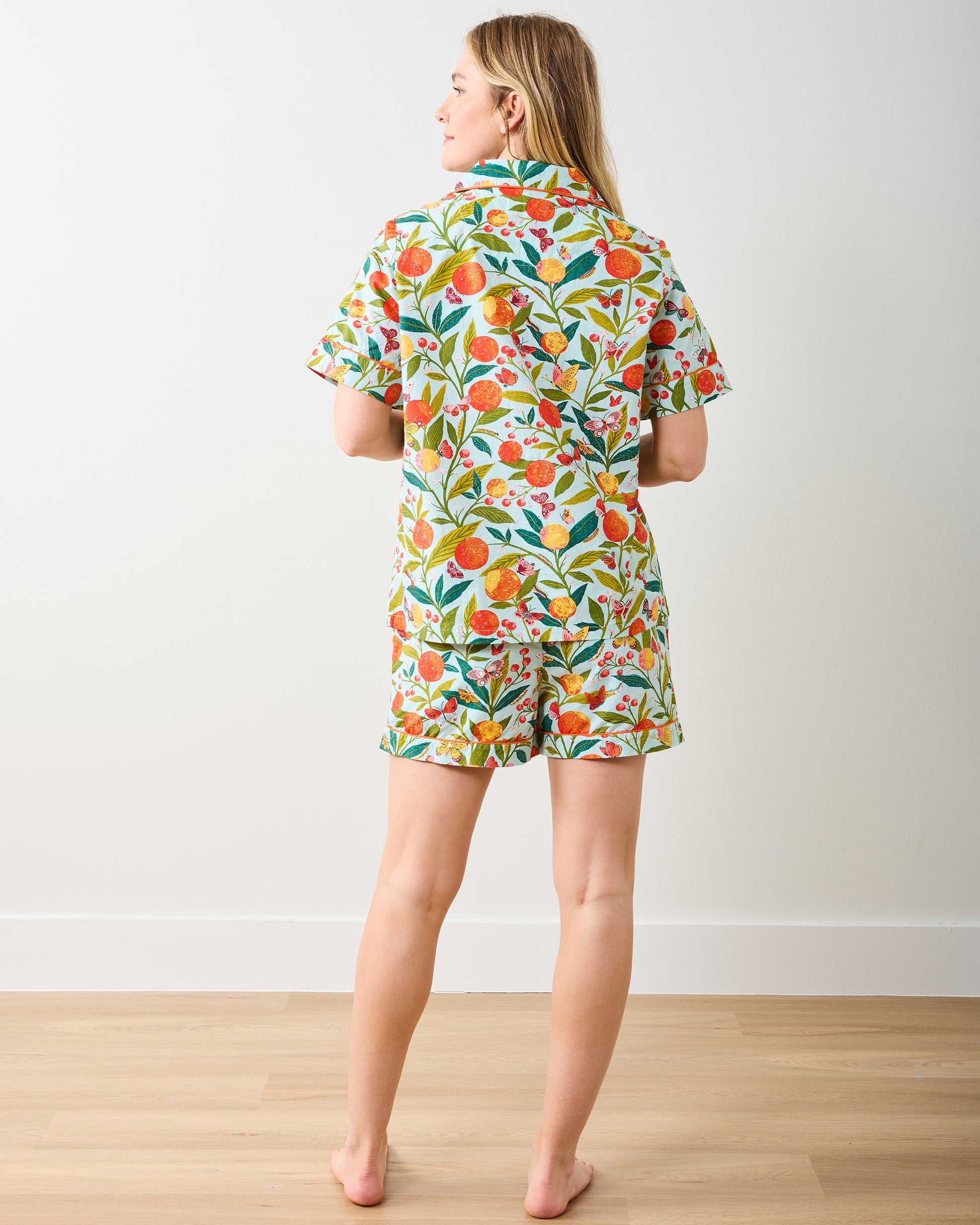 Butterfly Grove - Short PJ Set - Soft Blue - Printfresh