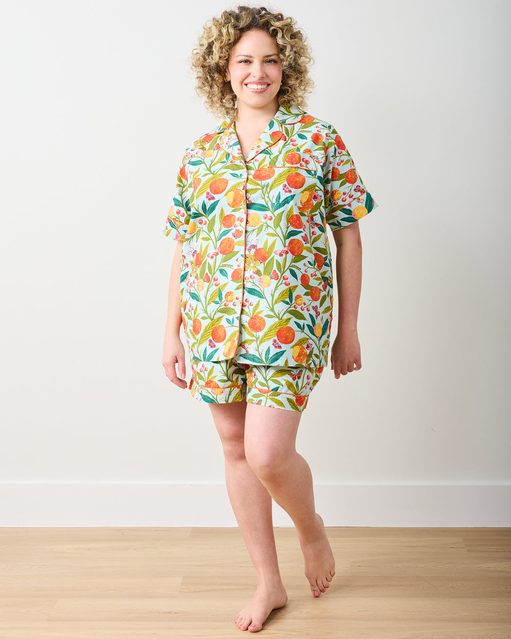 Butterfly Grove - Short PJ Set - Soft Blue - Printfresh
