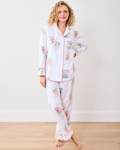 Seed Packets - Long PJ Set - Cloud - Printfresh